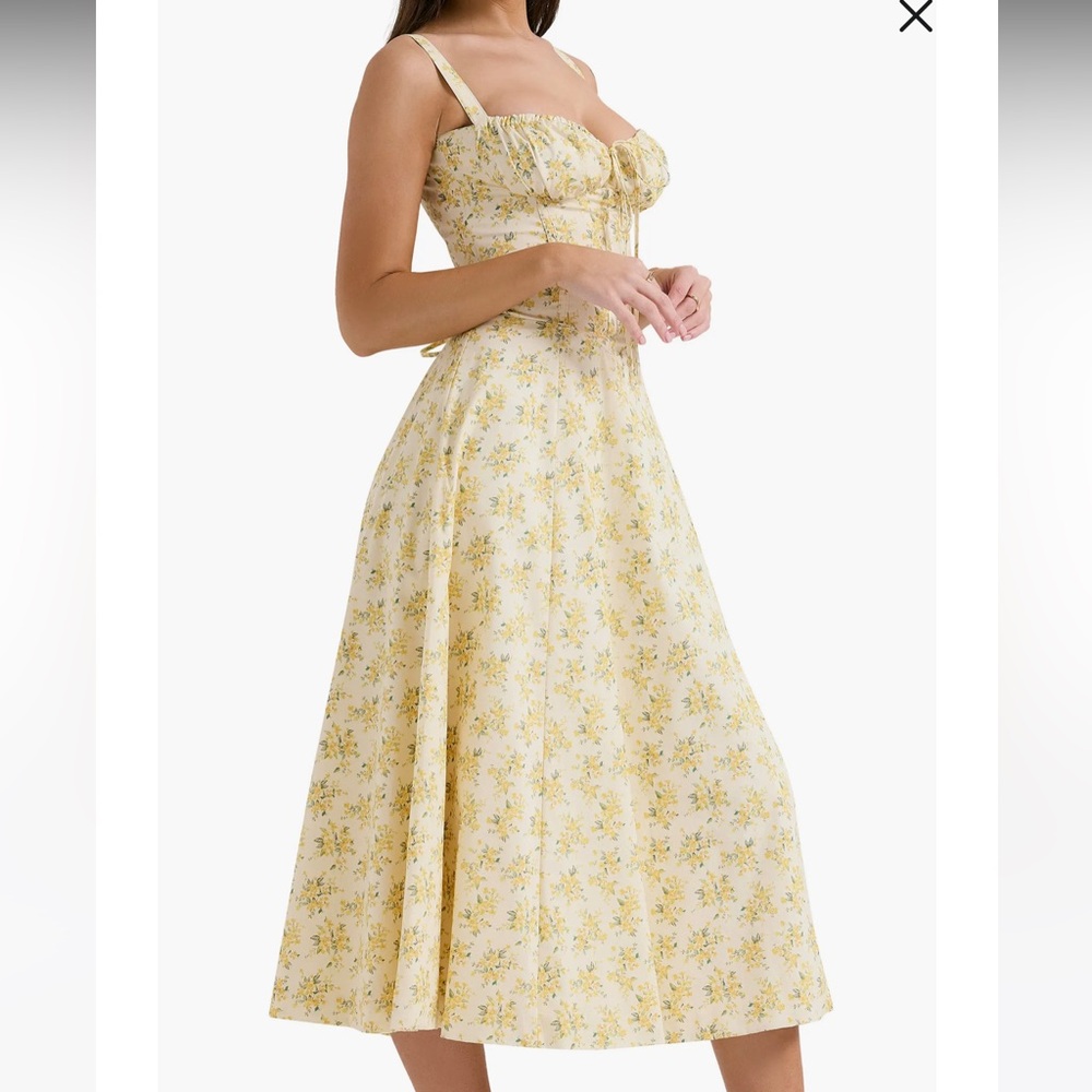 House of CB Carmen Floral Bustier Dress (Tags Included)